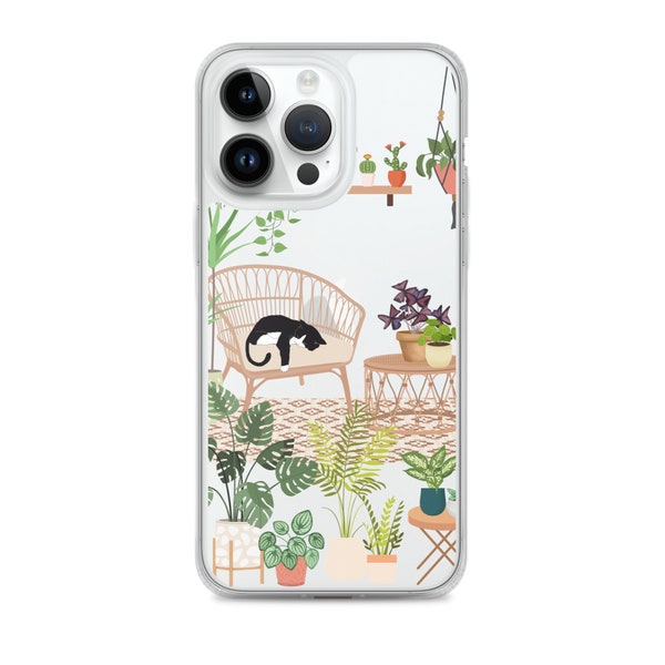 Plant Lover Clear Case for iPhone® |  iPhone® Case for 11, 12, 13, 14, 15  iPhone® models