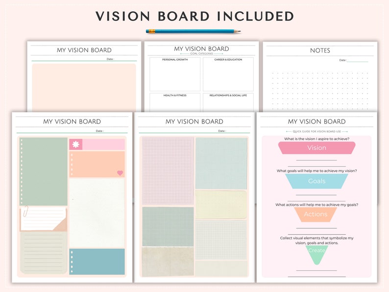 16-page SMART Goals Planner Plus Printable Mind Map Bonus Included ...