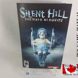 SILENT HiLL SHATTERED MEMORIES Manual - ps2, Replacement Game Instruction Manual Booklet SilentHill horror survival