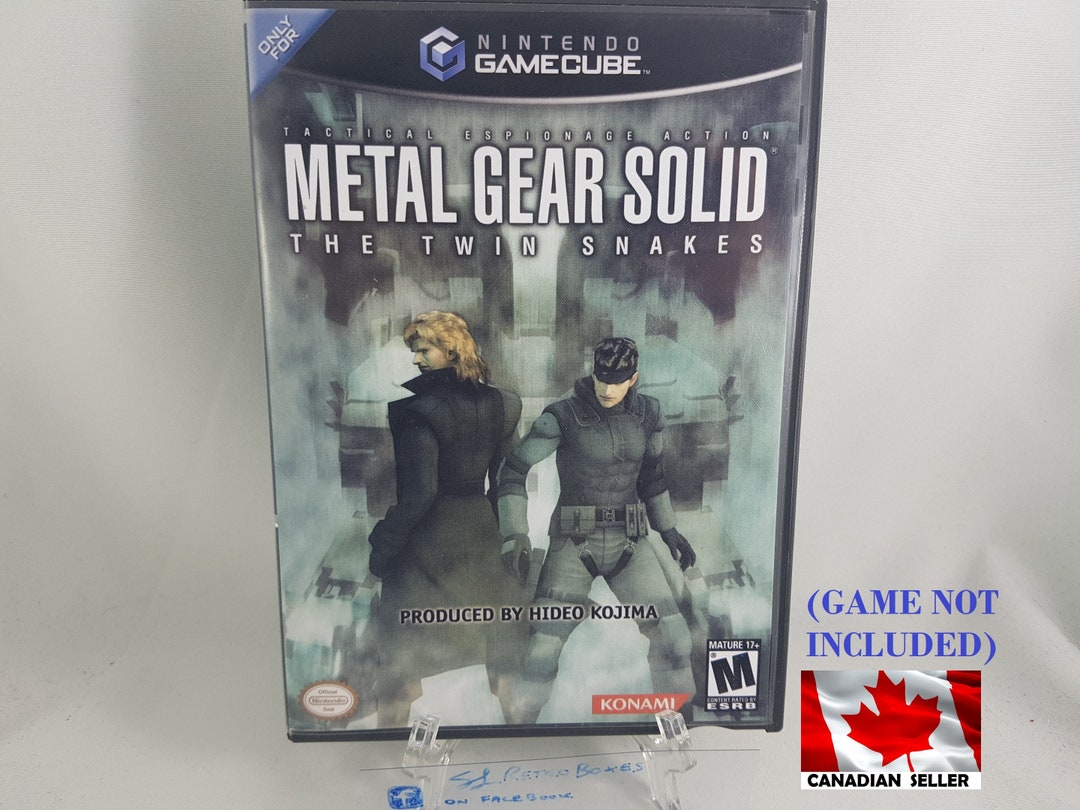METAL GEAR SOLID the Twin Snakes Gcn, Nintendo Gamecube Reprinted