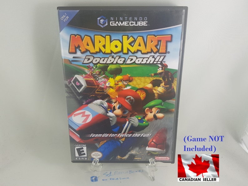 MARIO KART DOUBLE Dash Gcn, Nintendo Gamecube Reprinted Covers