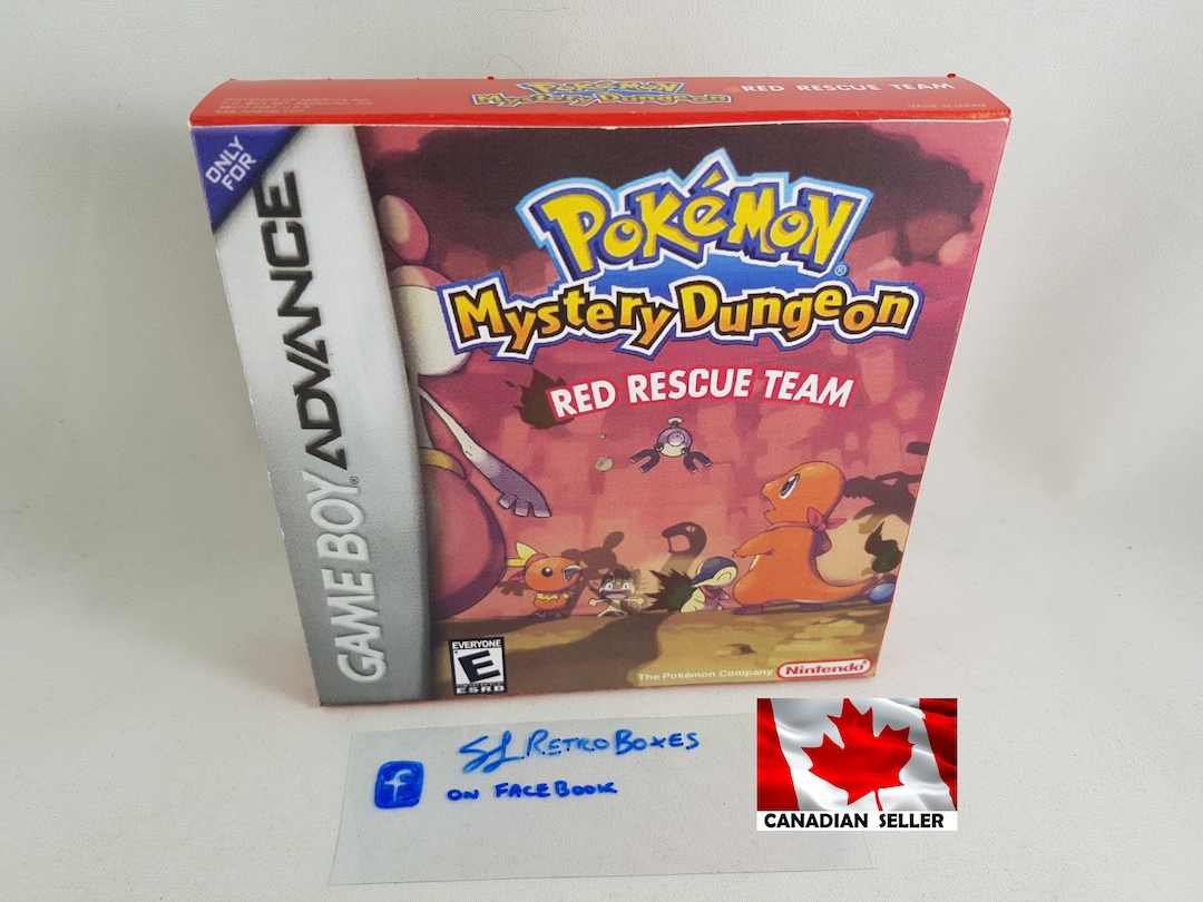 Pokemon Mystery Dungeon Red Rescue Team Gba Rom Paradise www.etsy.com