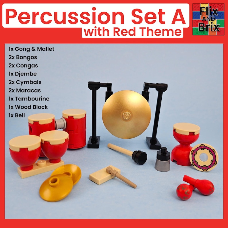 Lego Musical Instruments Collection LEGO Musical Instruments - Etsy