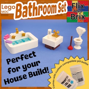 LEGO MOC Bathroom Set
