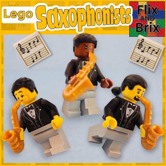 LEGO Saxophonist - Etsy