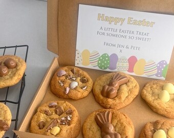 Easter Letter Box Cookies Gift Box, Gift for friend, Gift for grandparents, Gift for parents, Easter cookies
