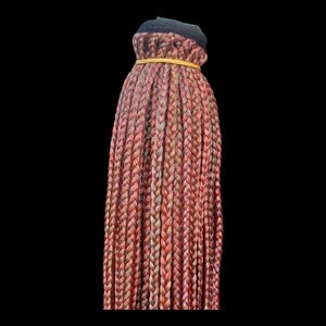 Box Braids Weave on braids. Handmade Braided Hair Extensions Ready to Install.Protective style braids