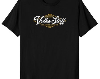 Volks Stuff Diamond Script T-shirt - Classic VW