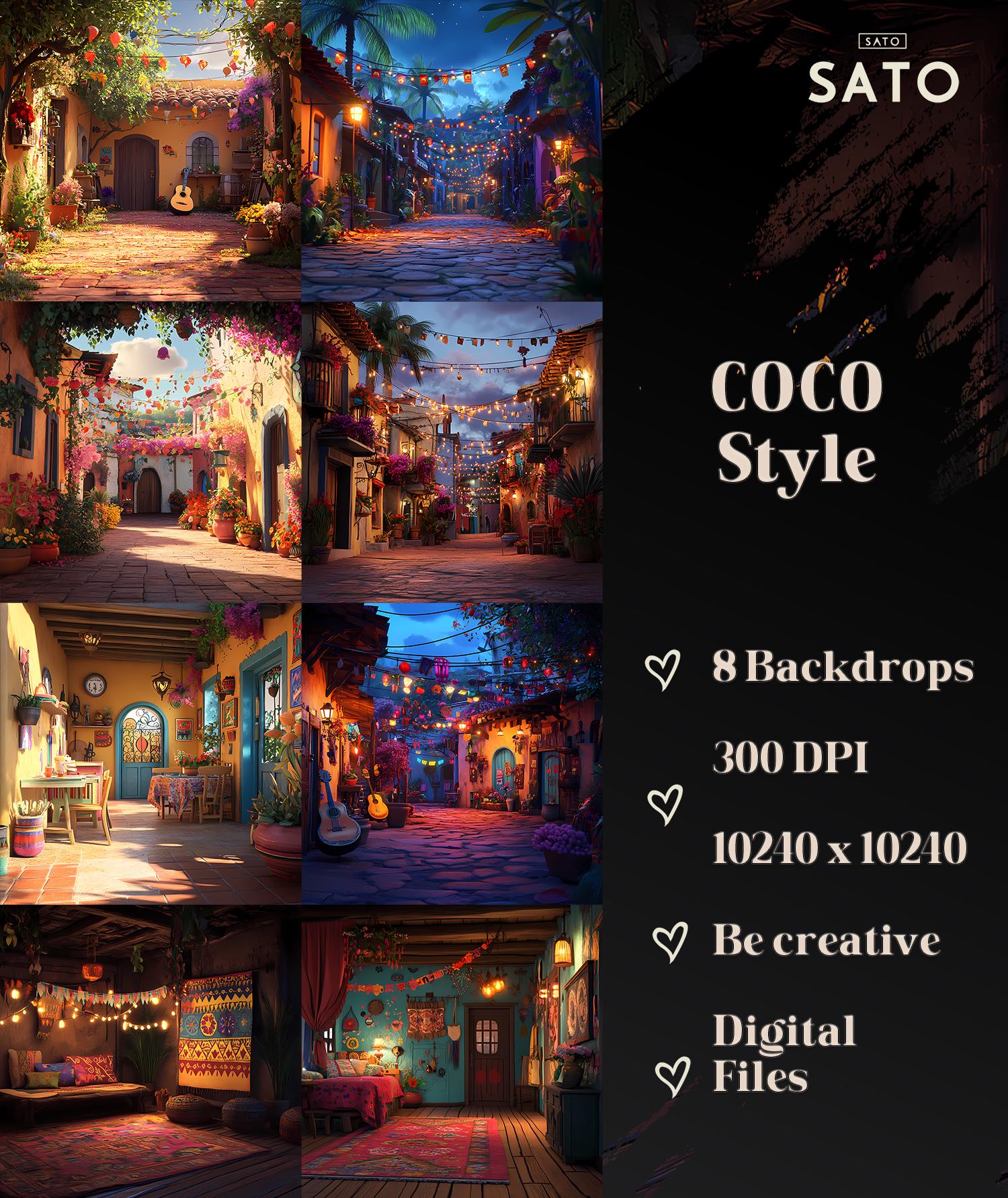COCO Backdrops: Digital Art Backgrounds (16384 X 16384 Px) - Etsy