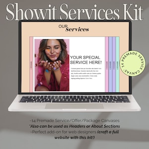 Showit Template Add On, Showit Website template, Showit Accordion, Carousel Showit Template, Showit Web Designer Templates, Showit FAQ