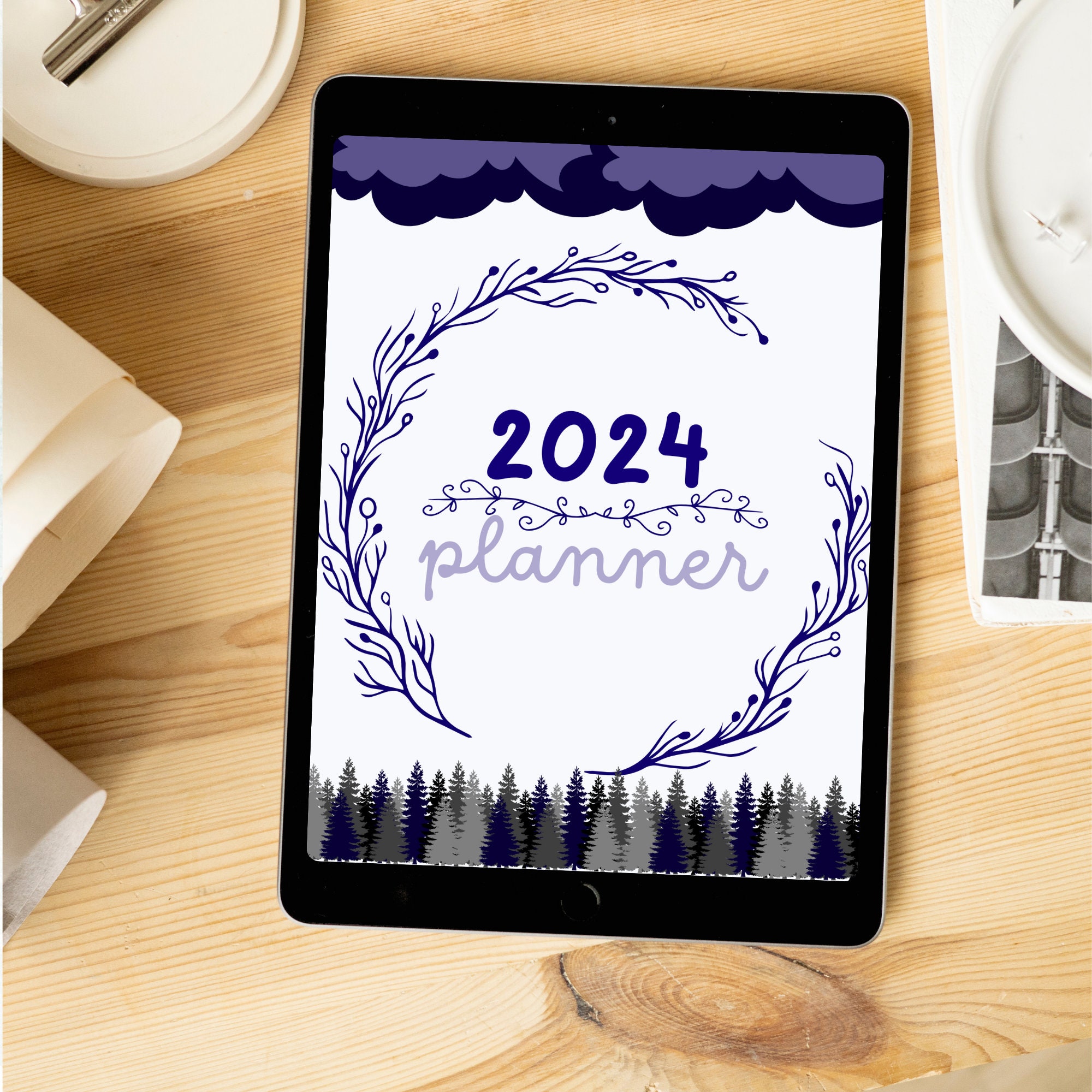 Printable Digital 2024 Planner 2024 Digital Planner 2024 Daily, Weekly