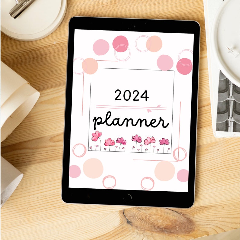 Printable Digital 2024 Planner 2024 Digital Planner 2024 Daily, Weekly