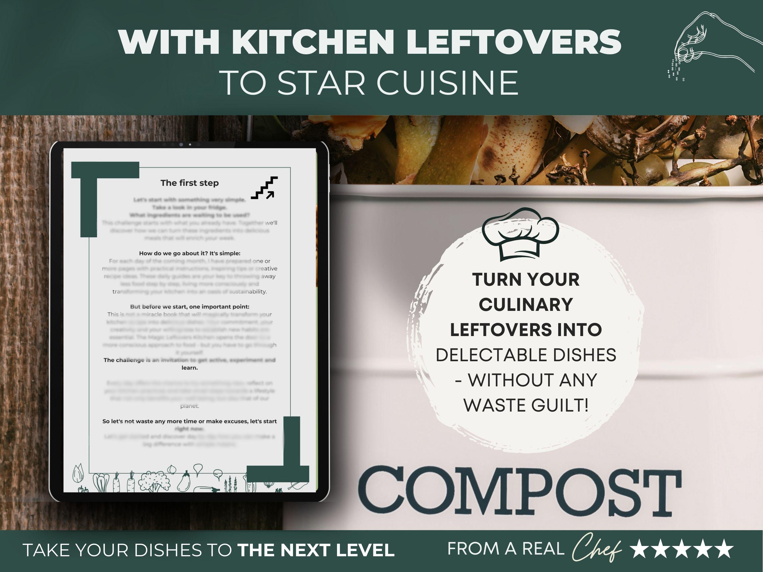Food Waste Recycling, Reduce Food Waste Guide, How to Use Leftovers ...
