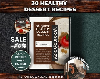 Recettes de desserts rapides, recettes de desserts sains, recettes de desserts faibles en calories, aliments faibles en calories, livre de recettes de desserts sains, recette de desserts diététiques