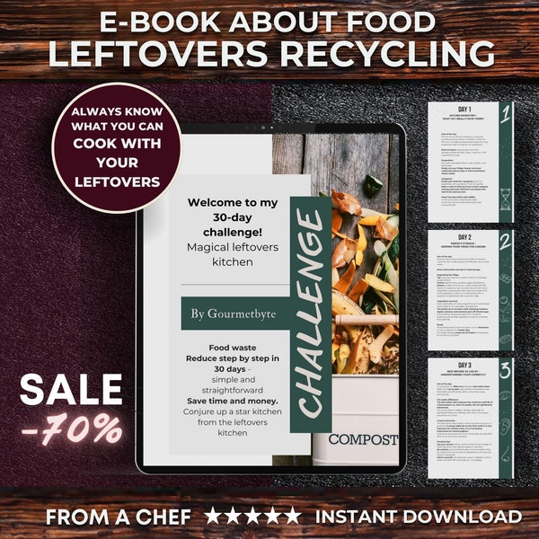 Reduce Food Waste Guide, How To Use Leftovers In Kitchen, Stop Food Waste Ebook, Zero Waste Challenge, Food Waste Solutions, Leftover Ideas