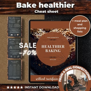 Healthy Baking Guide, Diet Desserts, Healthy Baking 101, Baking Tips Ebook, Healthy Baking Desserts, Easy Baking Healthy, Low Calorie Baking