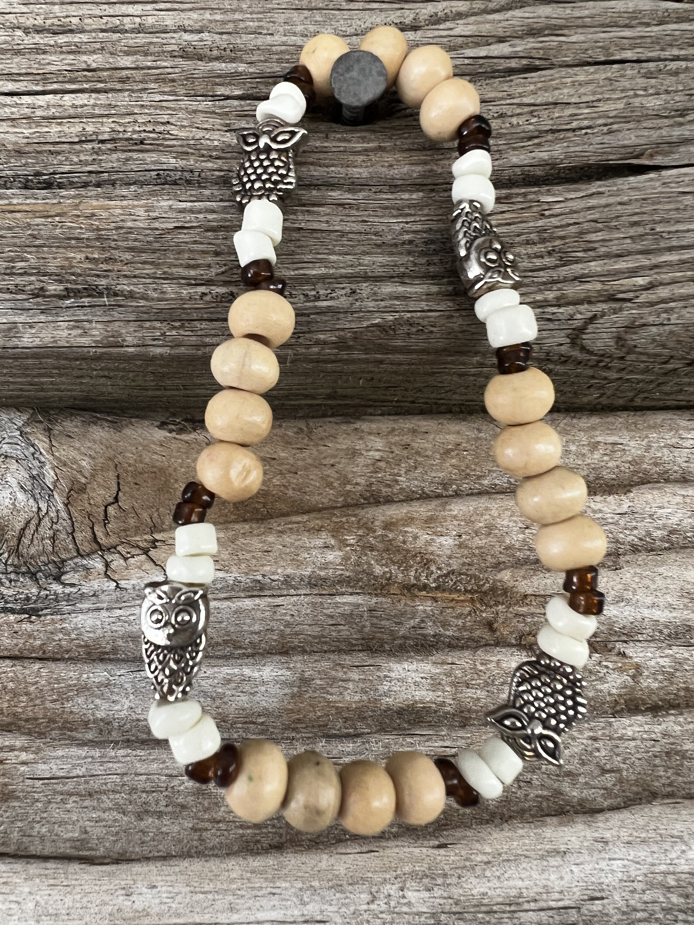 Owl stretch bracelet