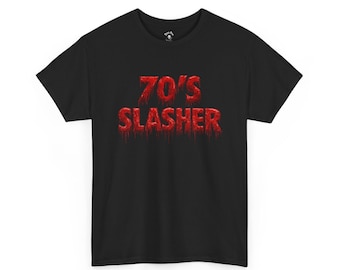 70s Slasher Retro Tee | Vintage Haunted Movie Poster Shirt