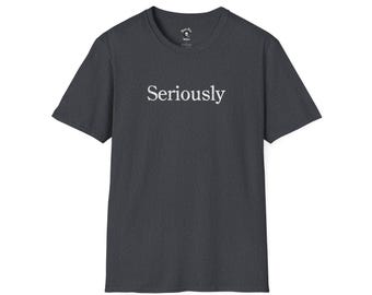 Camiseta con gráfico minimalista para el día a día, divertida y sarcástica, regalo unisex.