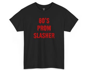 80s Prom Slasher T-Shirt Retro Horror Movie Tee