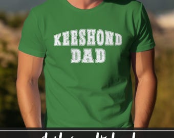 Keeshond Dad T-Shirt | Niedliches & lustiges Keeshond-Liebhaber-Geschenk-T-Shirt | Hundehalter Bekleidung