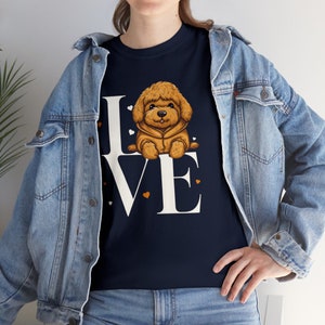 Golden Doodle Love Shirt, Doodle Mom Shirt, Doodle Dad Shirt.