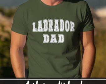 Labrador Hund Papa T-Shirt - Perfektes Geschenk für Hundeliebhaber - Hundebesitzer Bekleidung - Süßes & lustiges Labrador Liebhaber Geschenk Tee