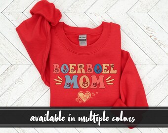 Boerboel Dog Mom Sweatshirt, Boerboel Mom Crewneck Sweatshirt, Dog Mom Sweatshirt, Dog Mom Crewneck, Boerboel Dog Gift