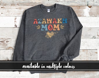 Azawakh Dog Mom Sweatshirt, Azawakh Mom Crewneck Sweatshirt, Dog Mom Sweatshirt, Dog Mom Crewneck, Azawakh Dog Gift