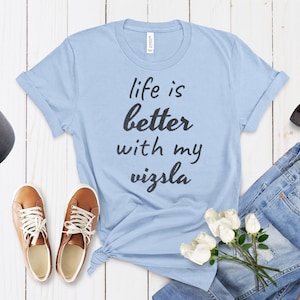 Vizsla Dog Comfort Shirt, Multiple Colors Available, Vizsla Dog Mom and Dad Gifts, Vizsla Dad Shirt, Dog Lover Tee, Men and Woman Tee