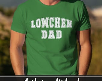 Lowchen Dog Dad T-Shirt | Süßes Löchen Liebhaber Geschenk | Vatertags Shirt für Hundebesitzer | Hundebesitzer-Bekleidung | Süßes Lowchen Liebhaber Geschenk