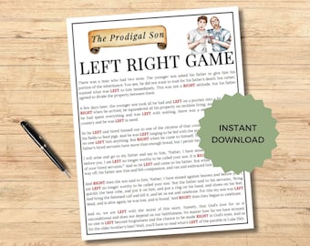 Left Right Game | Prodigal Son Celebration | Bible Games for Kids | Family Reunion Games | Christian Games | Icebreaker | Pass the Gift Game