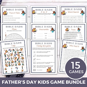 Padri della Bibbia Giochi biblici per la festa del papà Giochi biblici per bambini Quiz sulla festa del papà Studio biblico per bambini Caccia al tesoro biblica Giochi per la chiesa