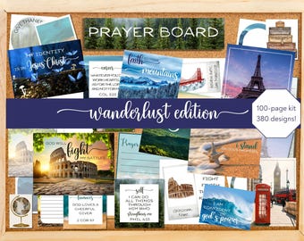 Prayer Board Kit | Prayer Board Starter Kit | Prayer Board Kit Printable | Prayer Board Headers | Prayer Vision Board | Prayer Envelopes