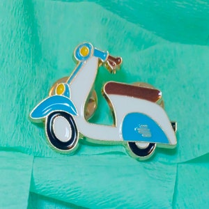 Moped pin badge