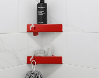 Metal Corner Shower Shelf: Floating Bathroom Shelf for Space-Saving Storage
