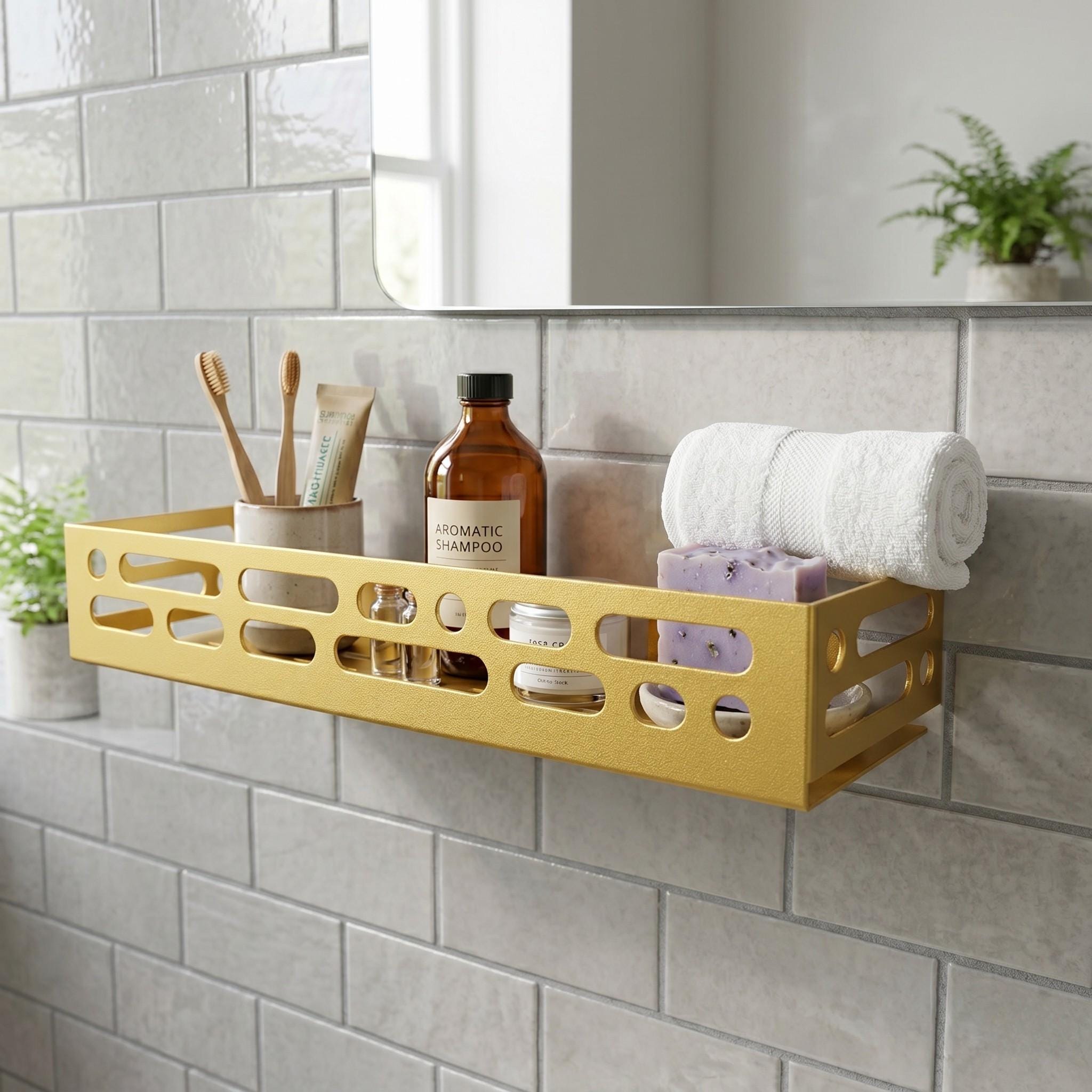 étagère de salle de bain