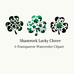 Trébol con estampado de vaca, clipart: trébol de 4 hojas PNG, fondo transparente, descarga digital para el día de San Patricio, manualidades para hacer tú mismo e impresión a pedido