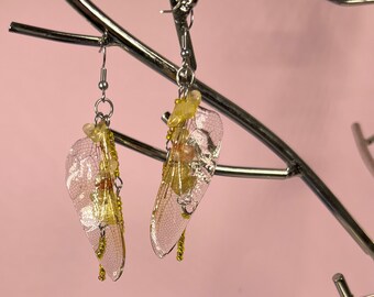 Real Dragonfly Earrings