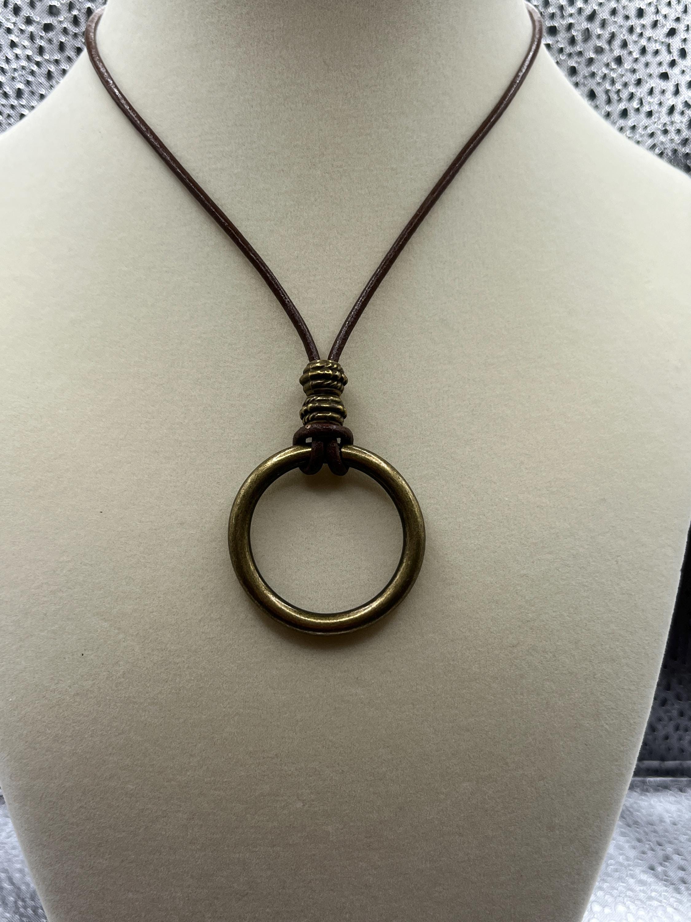 Leather Necklace Eyeglass Holder - Etsy