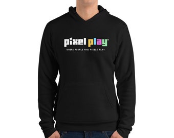 Pixel Play Gaming Hoodie - Bella Canvas Unisex Sweatshirt