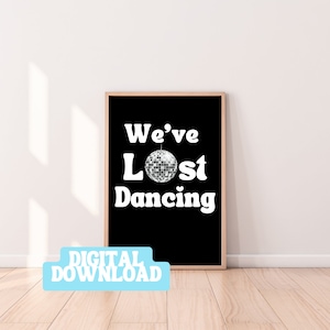 We&#39;ve lost dancing Fred Again DJ house music inspired poster digital download print