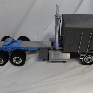 Tamiya 1/14 scale rc semi-truck body kit Kenworth K100 Lesu, 3d printed