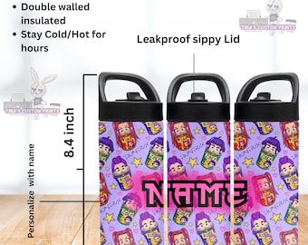Customizable Kids Insulated Tumbler: KPOP, Ramen, Hunter Girl Cup