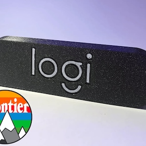 Logitech Brio Privacy Cover - Custom Text and Colours + Slide On Design