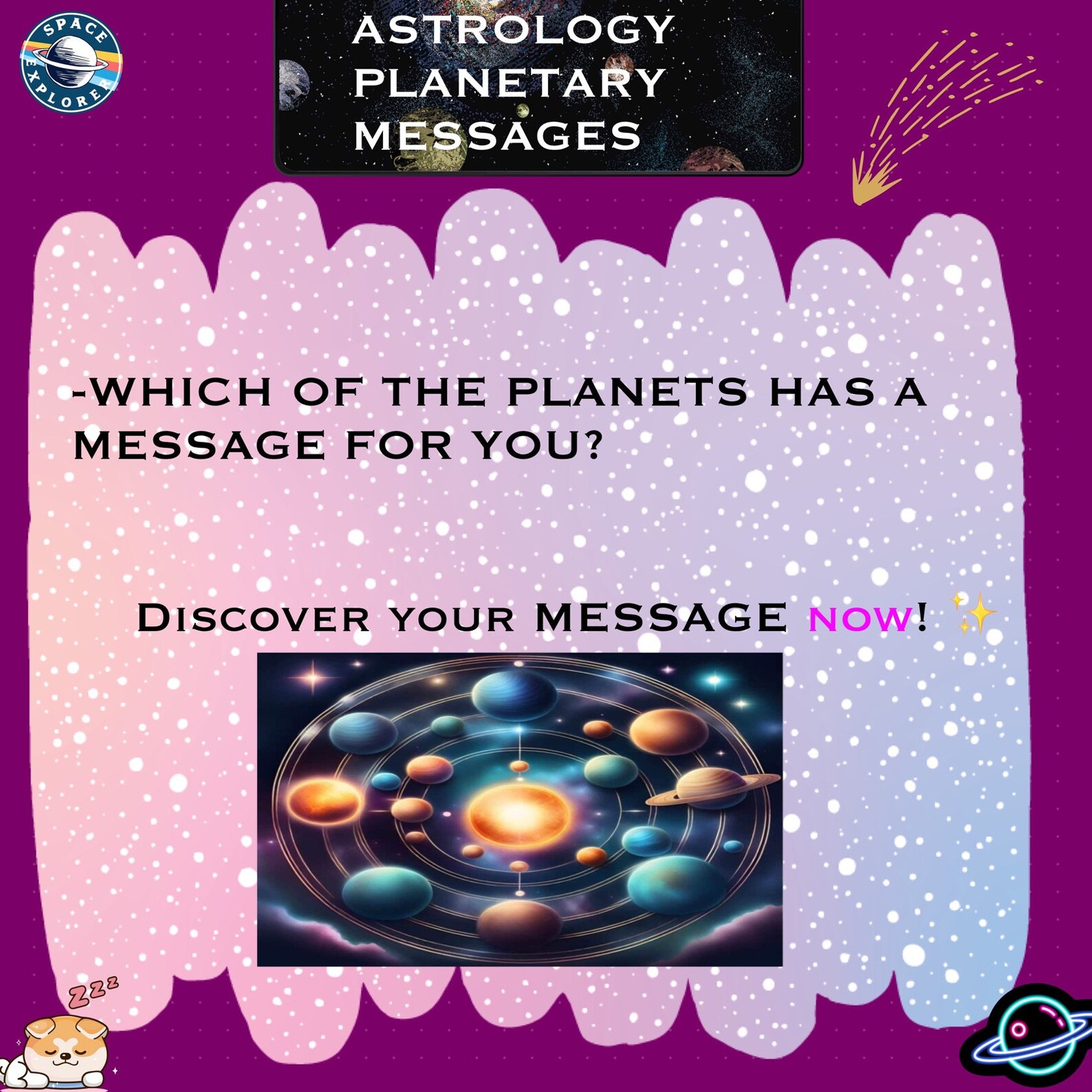 Planetary messages for you etsy