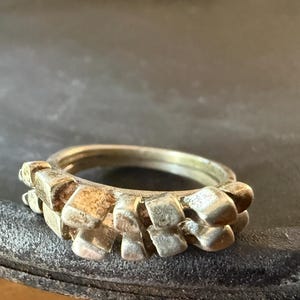 Sterling Silver Cube Ring: Modern Minimalist Jewelry