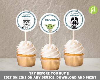 Topos de cupcake de Star Wars