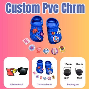 Erstellen Sie Ihre benutzerdefinierte PVC Clog Charms, benutzerdefinierte PVC Schuhanhänger, Made To Order,