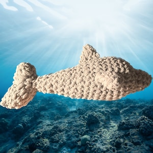 Stuffed Crochet Dolphin